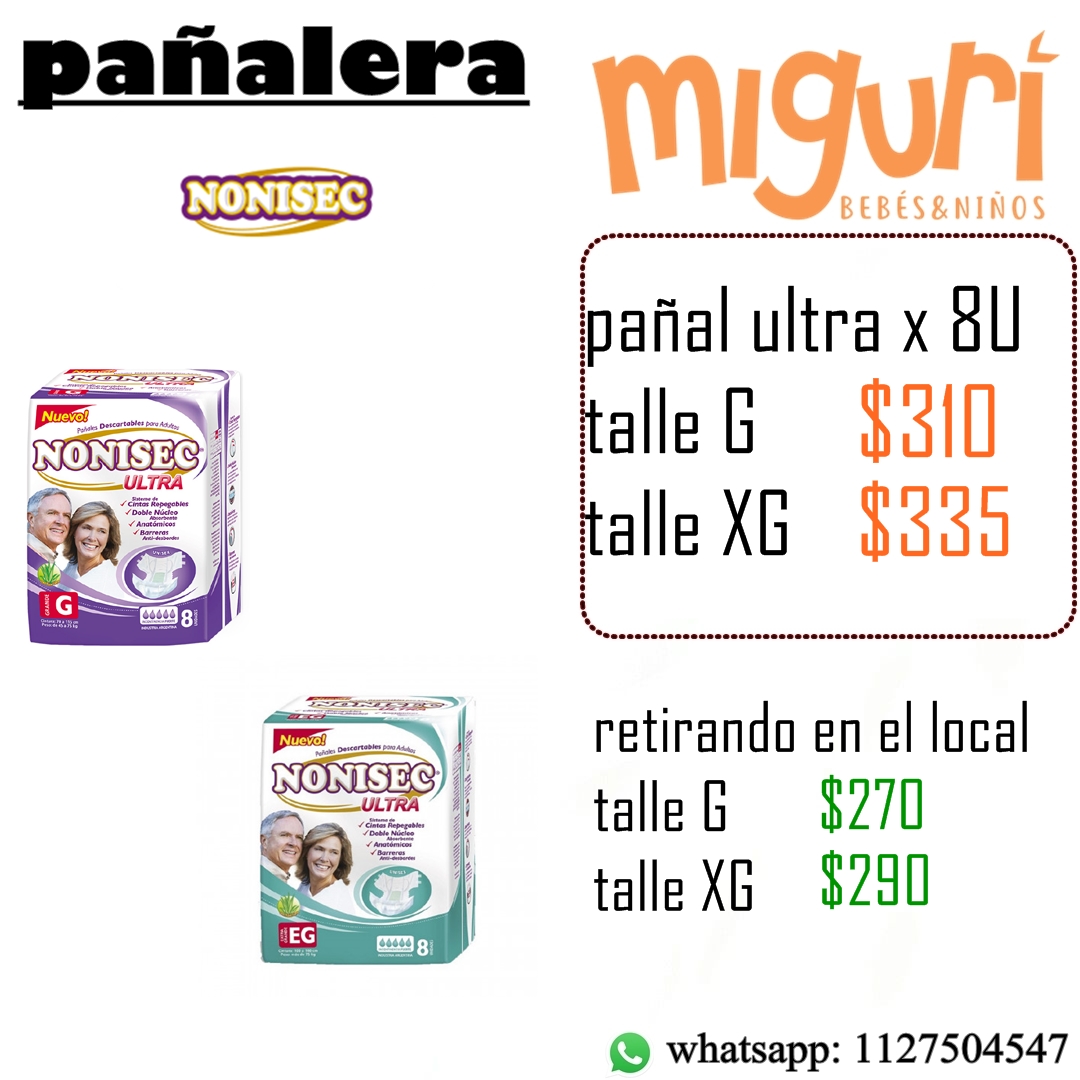 Carta de pañalera Mi Guri en Bernal Oeste, Quilmes — página 59